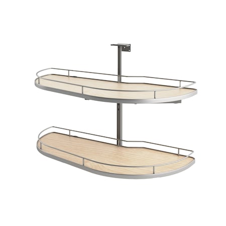 Rev-A-Shelf Melamine Faced Chipboard, Light Brown, 38.44 in W, 24.41 in H, 18.64 in L, Light Brown 587-18-LMP